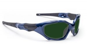 Model 1205 Quartz Working Shaded IR Safety Glasses - Blue